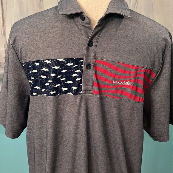 Travis Mathew Other - Travis Mathew American Flag Golf Polo, Medium